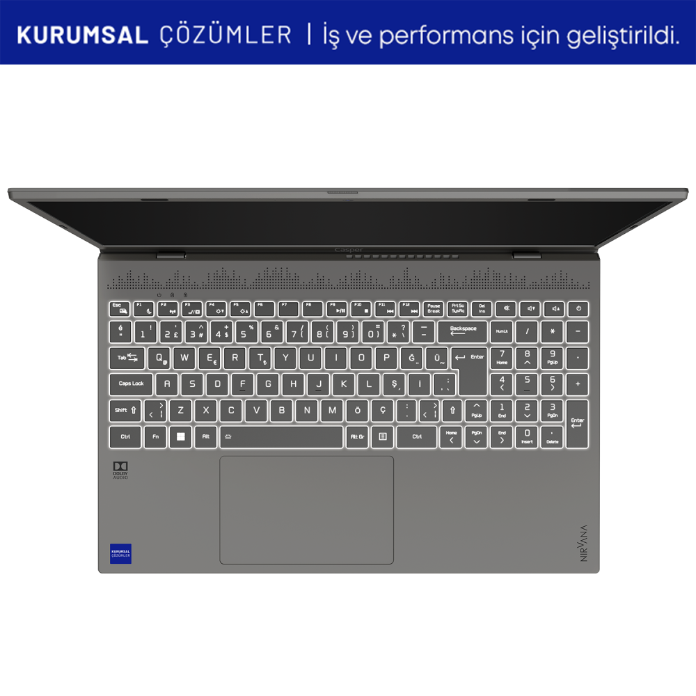 Casper Nirvana C650 Laptop Bilgisayar  C650.1235-BE00P-G-F - Görsel 2