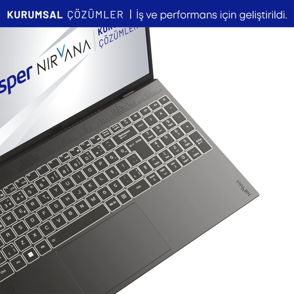 Casper Nirvana C650 Laptop Bilgisayar  C650.1235-BE00P-G-F - Görsel 3